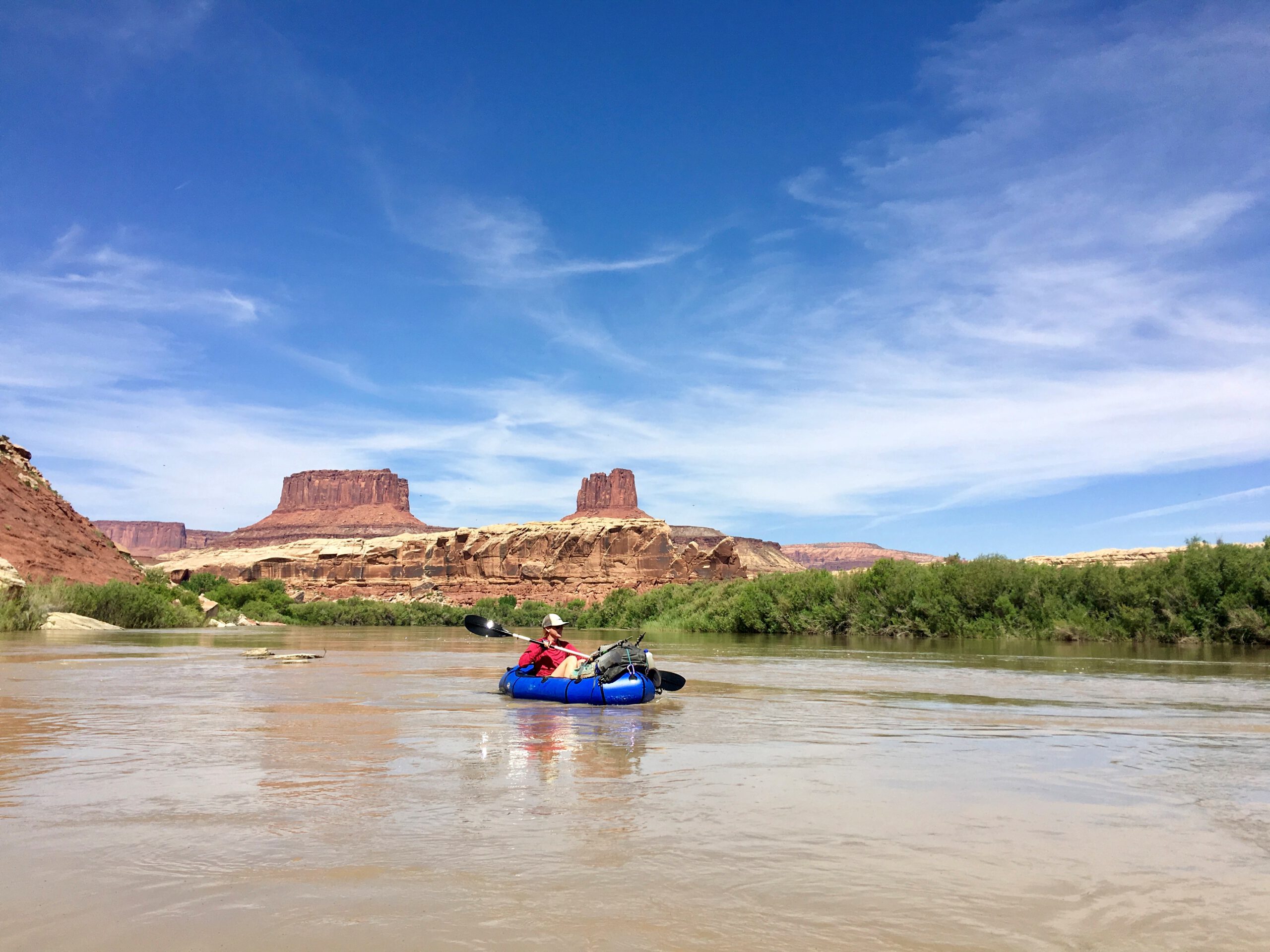 Packrafting the Green River in Utah